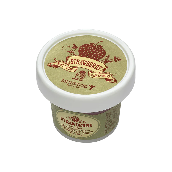 SKINFOOD Black Sugar Strawberry Mask Wash Off 100g