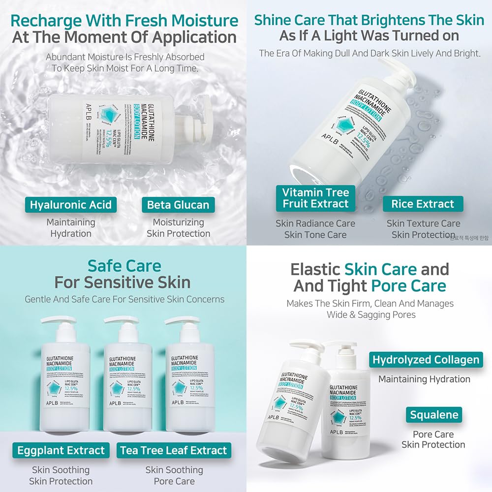 APLB Glutathione Niacinamide Body Lotion