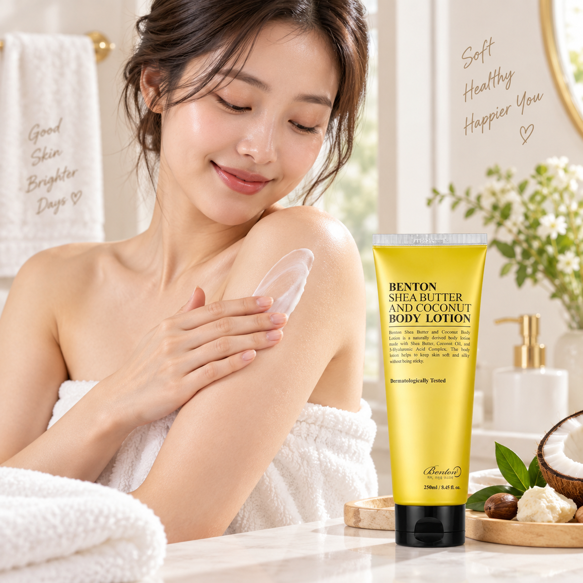BENTON Shea Butter & Coconut Body lotion 250ml