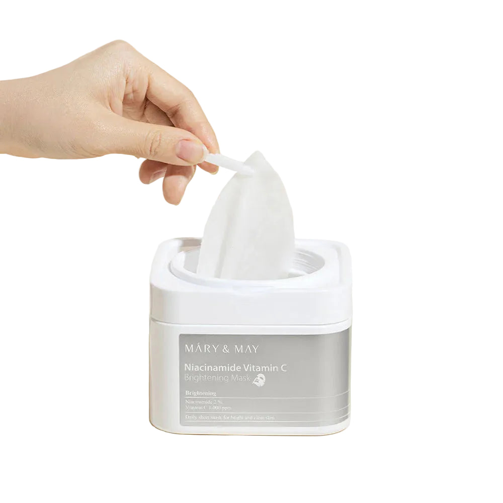 MARY & MAY - Aufhellende Maske mit Niacinamid und Vitamin C
