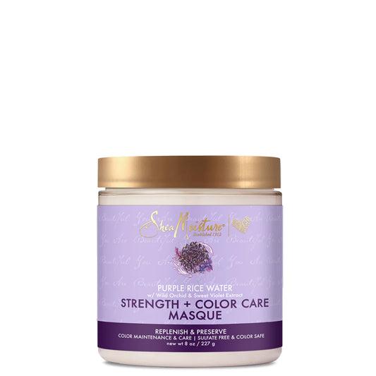 SHEA MOISTURE Purple Rice Water Strength & Colour Care Masque 227g