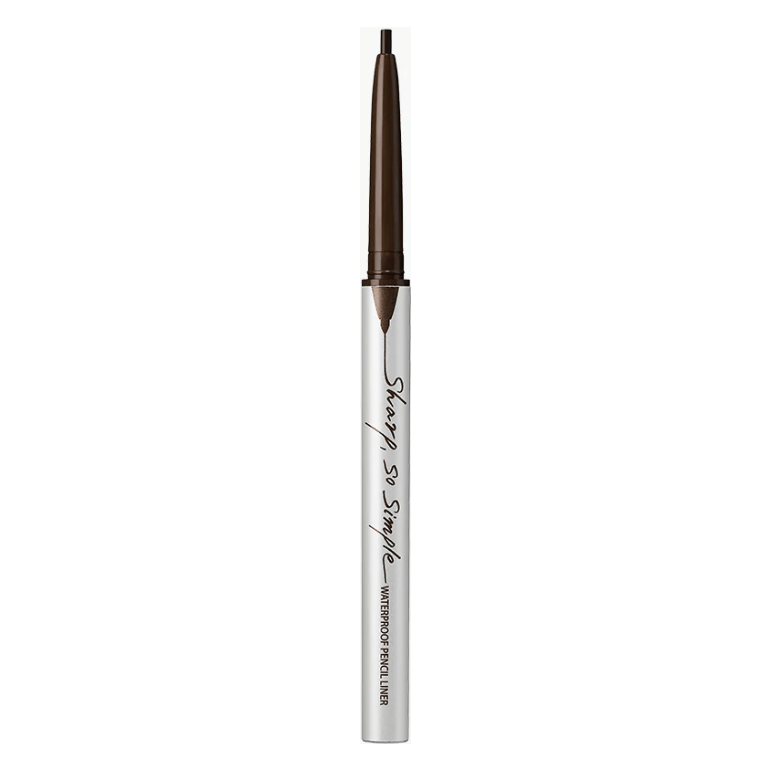 CLIO Sharp, So Simple Waterproof Pencil Liner #3 Black Brown product image showcasing its sleek design.