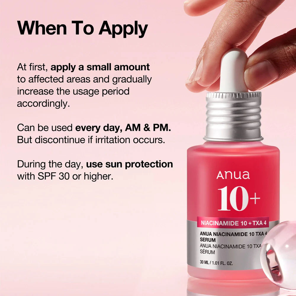 ANUA Niacinamide 10+TXA 4 Serum for dark spots