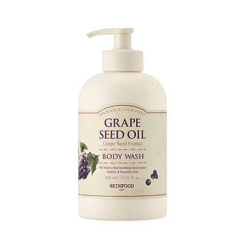SKINFOOD Grape Seed Oil Body Wash 450ml