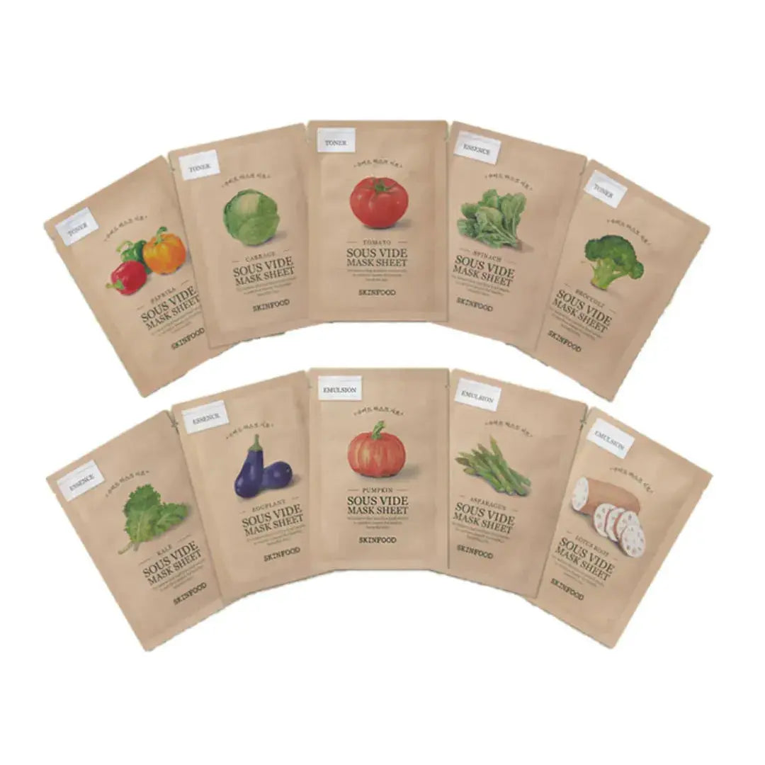 10 Types Of Skinfood Sous Vide Mask Sheets - Pack Of 5 