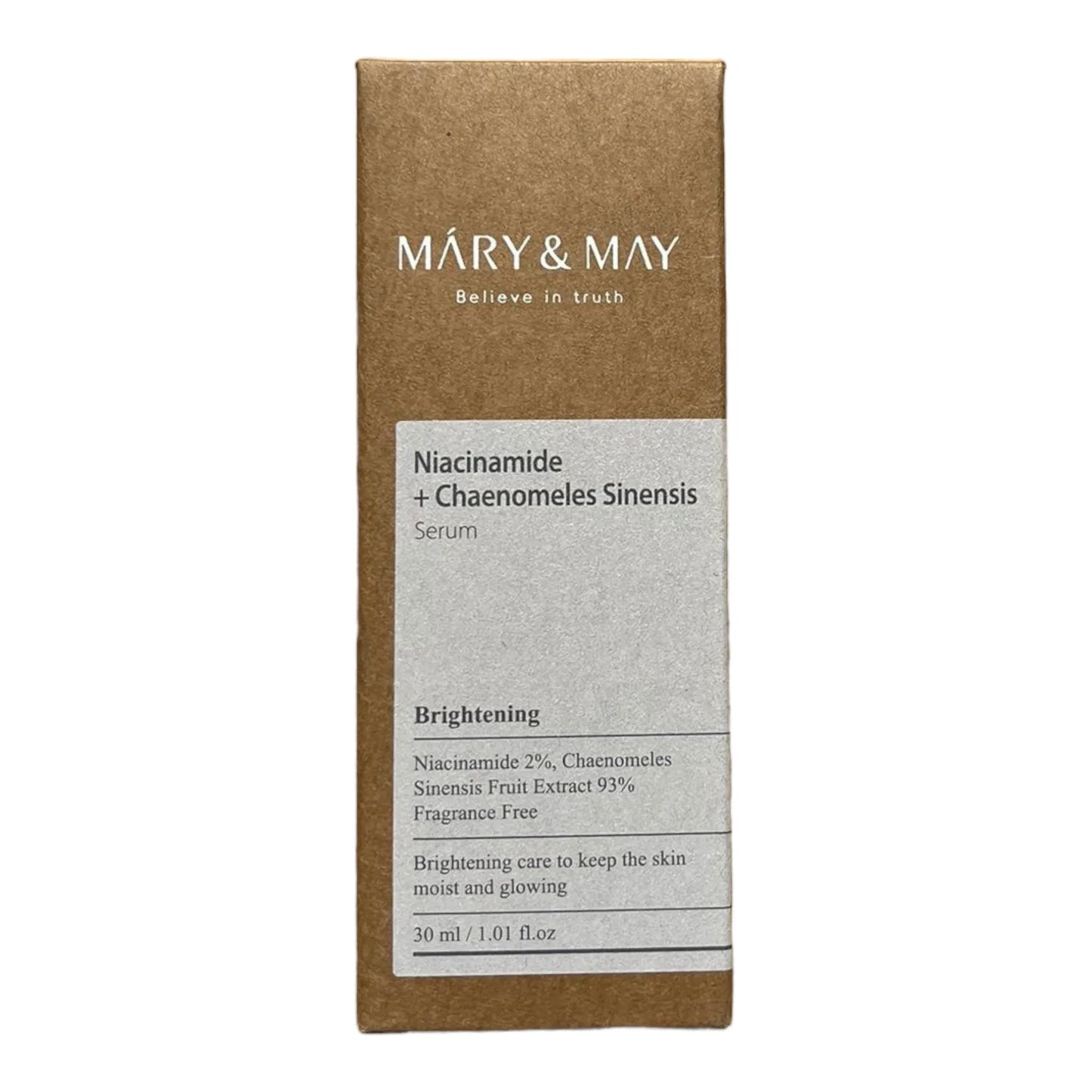 MARY & MAY  Niacinamide + Chaenomeles Sinensis Serum 30ml, Skin Care, Serum, Wild Life Millions