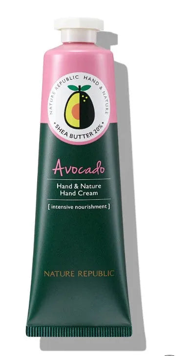 NATURE REPUBLIC Avocado Hand and Nature Hand Cream 30ml, Health & Beauty, Hand Cream, Wild Life Millions