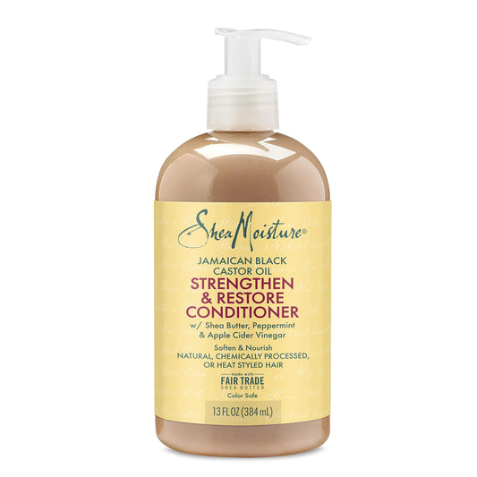 SHEA MOISTURE  Jamaican Black Castor Oil Grow & Restore Rinse Out Conditioner 384ml, Conditioners, Conditioner, Wild Life Millions