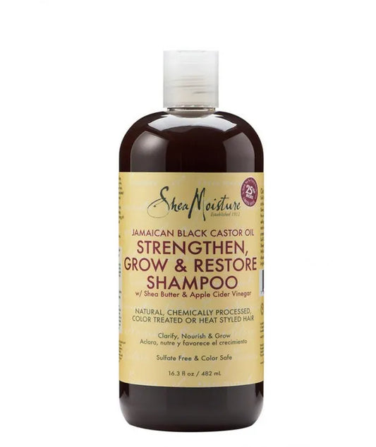 SHEA MOISTURE  Jamaican Black Castor Oil Shampoo 482ml, Shampoo, Shampoo, Wild Life Millions