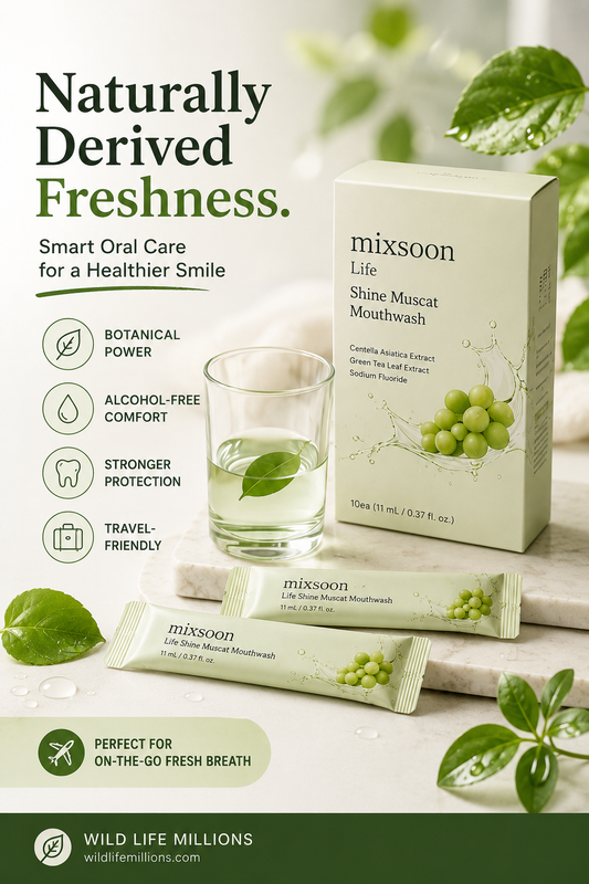 Oral Health - Natural Mouthwash and Toothpaste for Healthier Gums, Teeth and Fresher Breath