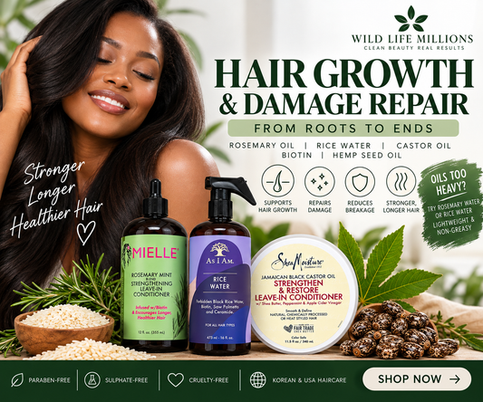 SEO title  Hair Growth & Damage Repair Routine | Wild Life Millions