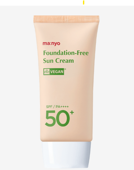 Foundation-free sun cream with SPF 50+ for optimal sunscreens 2026 options protection.