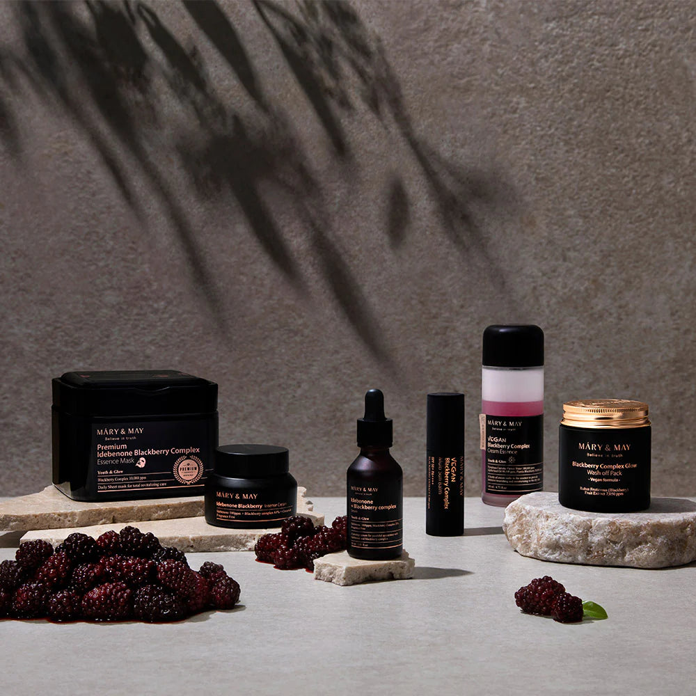 MARY & MAY Vegane Brombeer-Komplex-Creme-Essenz