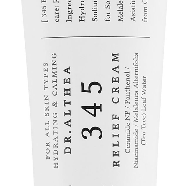 Dr. Althea 345 Relief Cream with niacinamide and panthenol