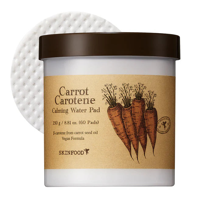 SKINFOOD Carrot Carotene Calming Water Pad 60 Pads