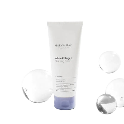 MARY & MAY Weißer Kollagen-Reinigungsschaum, 150 ml