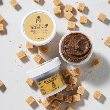 SKINFOOD Black Sugar Mask Wash Off - Remove blackheads
