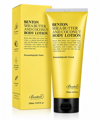 BENTON Shea Butter & Coconut Body lotion 250ml