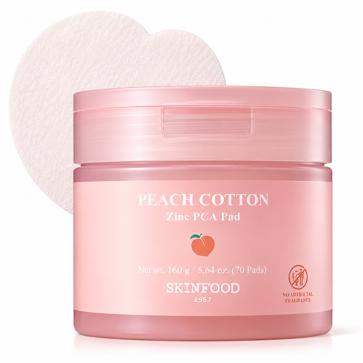 SKINFOOD Peach Cotton Zinc PCA Pad 160g