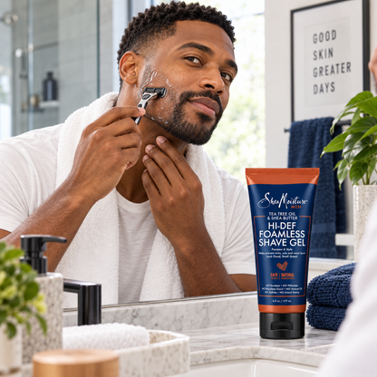 Shea Moisture Men Tea Tree Oil & Shea butter Hi-Def Foamless Shave Gel