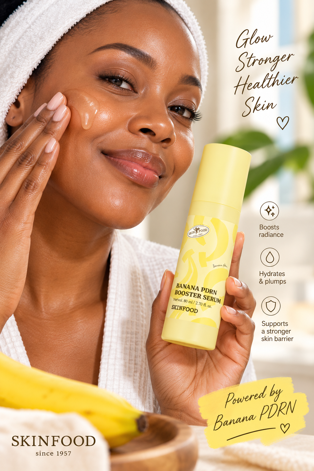 SKINFOOD Banana PDRN Booster Serum 80ml