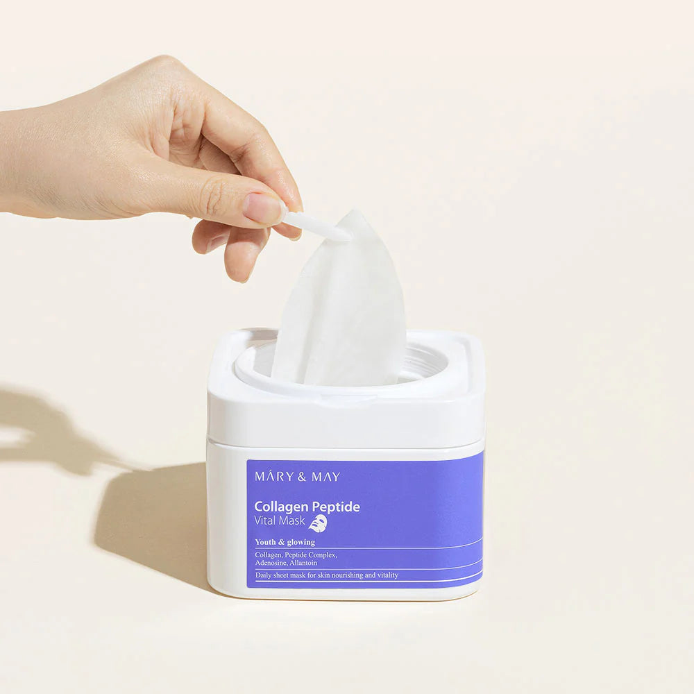 MARY & MAY Kollagen-Peptid-Vitalmaske 30 Stück