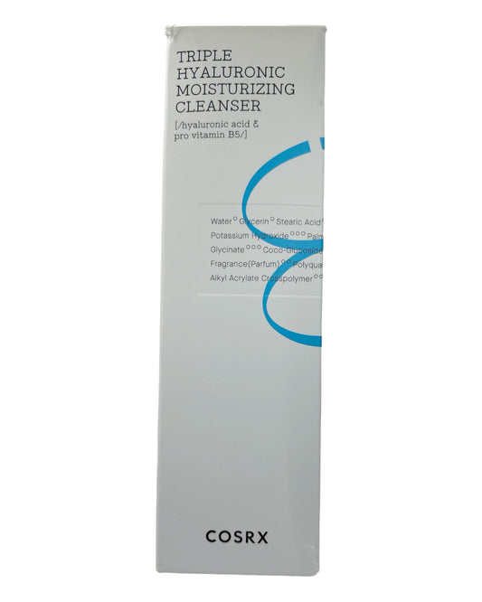 COSRX Dreifach-Hyaluron-Feuchtigkeitsreiniger, 150 ml