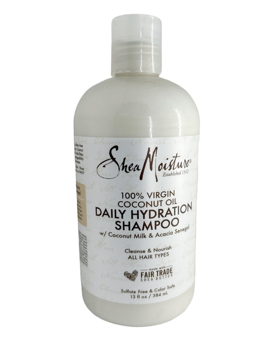 SHEA MOISTURE  100% Virgin Coconut Oil Daily Hydration Shampoo 384ml