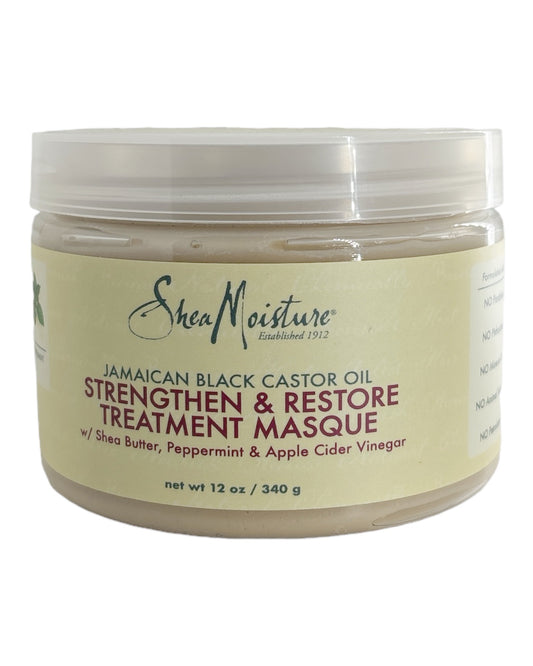 SHEA MOISTURE Maschera per il trattamento dei capelli con olio di ricino nero giamaicano 355 ml