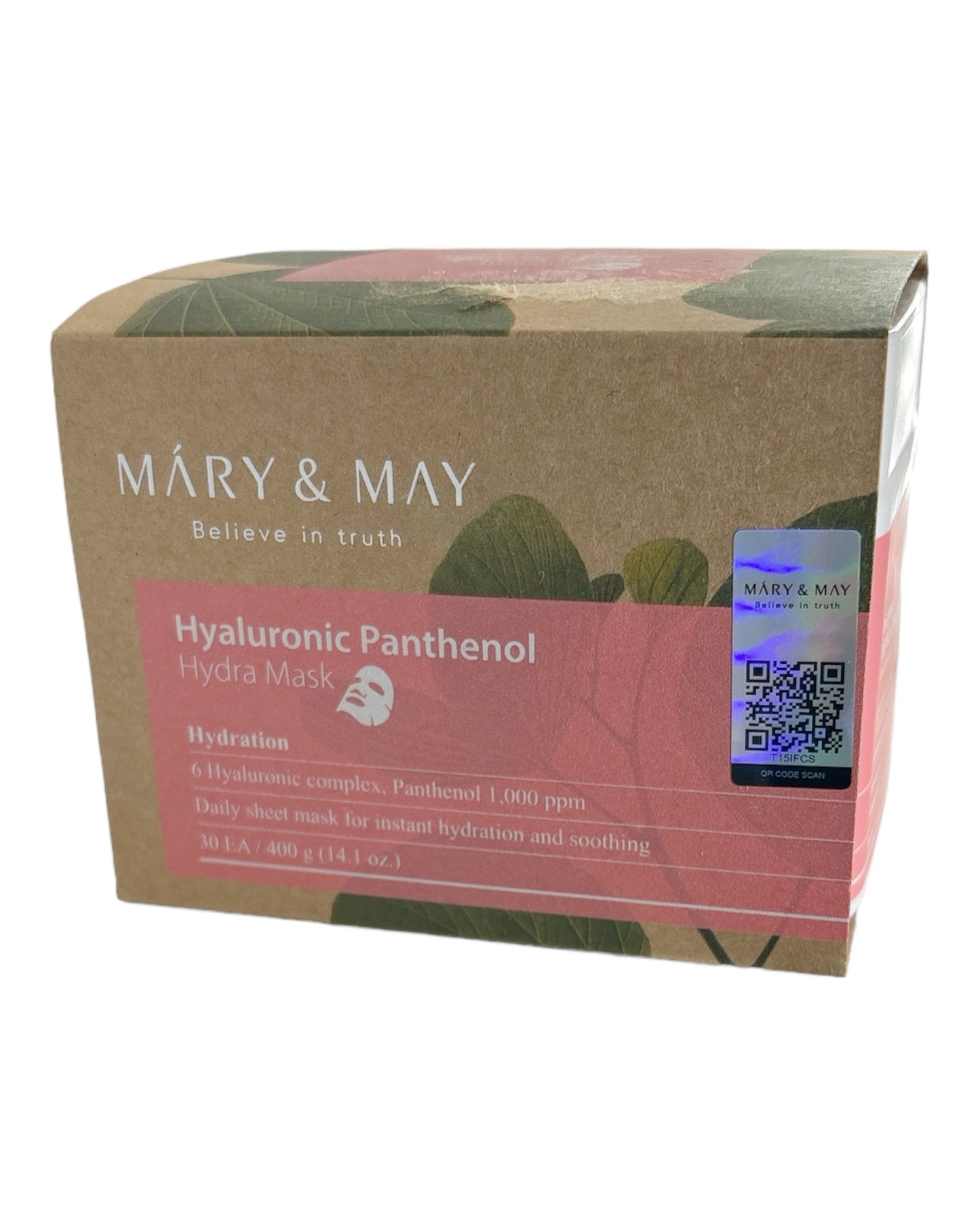 MARY & MAY Hyaluron Panthenol Hydra Maske 30Stk