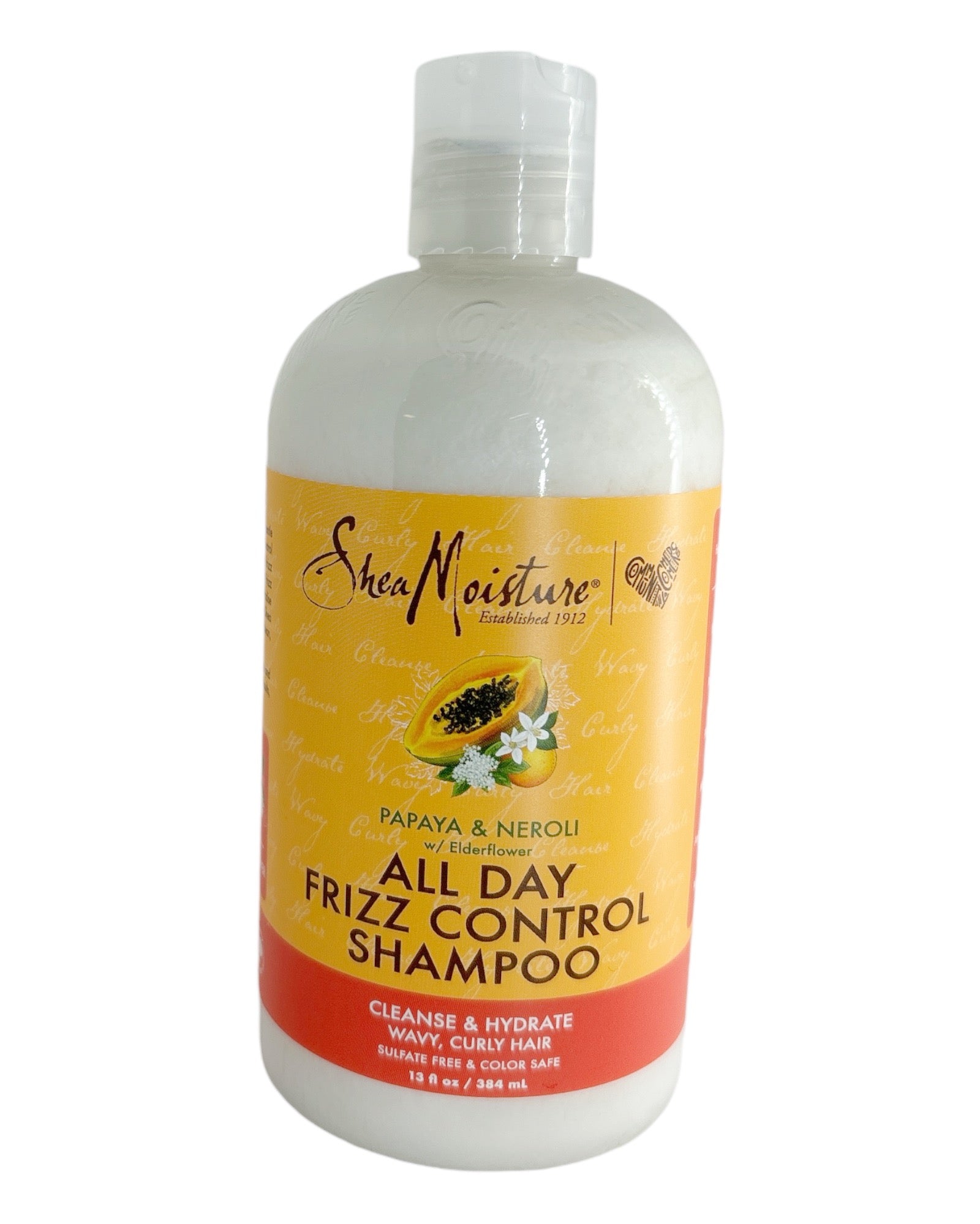 SHEA MOISTURE  Papaya & Neroli All Day Frizz Control Shampoo 384ml SHEA MOISTURE