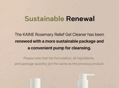 KAINE Rosemary Relief Gel Cleanser, Cleansing Gel, Wild Life Millions