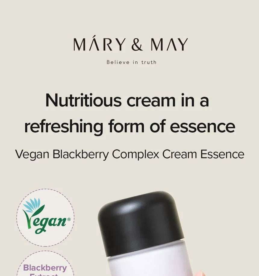 MARY & MAY Vegan Blackberry Complex Cream Essence 40ml