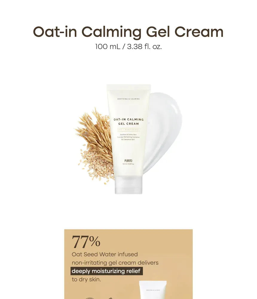 PURITO Oat-In Calming Gel Face Cream 100ml