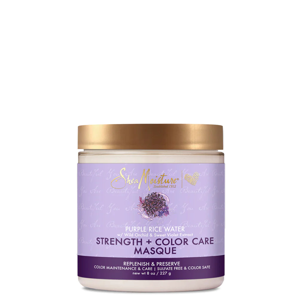 SHEA MOISTURE Purple Rice Water Strength & Colour Care Masque 227g