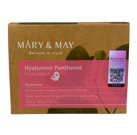 MARY & MAY Hyaluron Panthenol Hydra Maske 30Stk