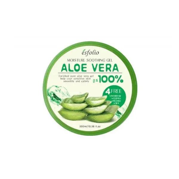 ESFOLIO Moisture Soothing Gel Aloe Vera 100% 300ml - Wild Life Millions
