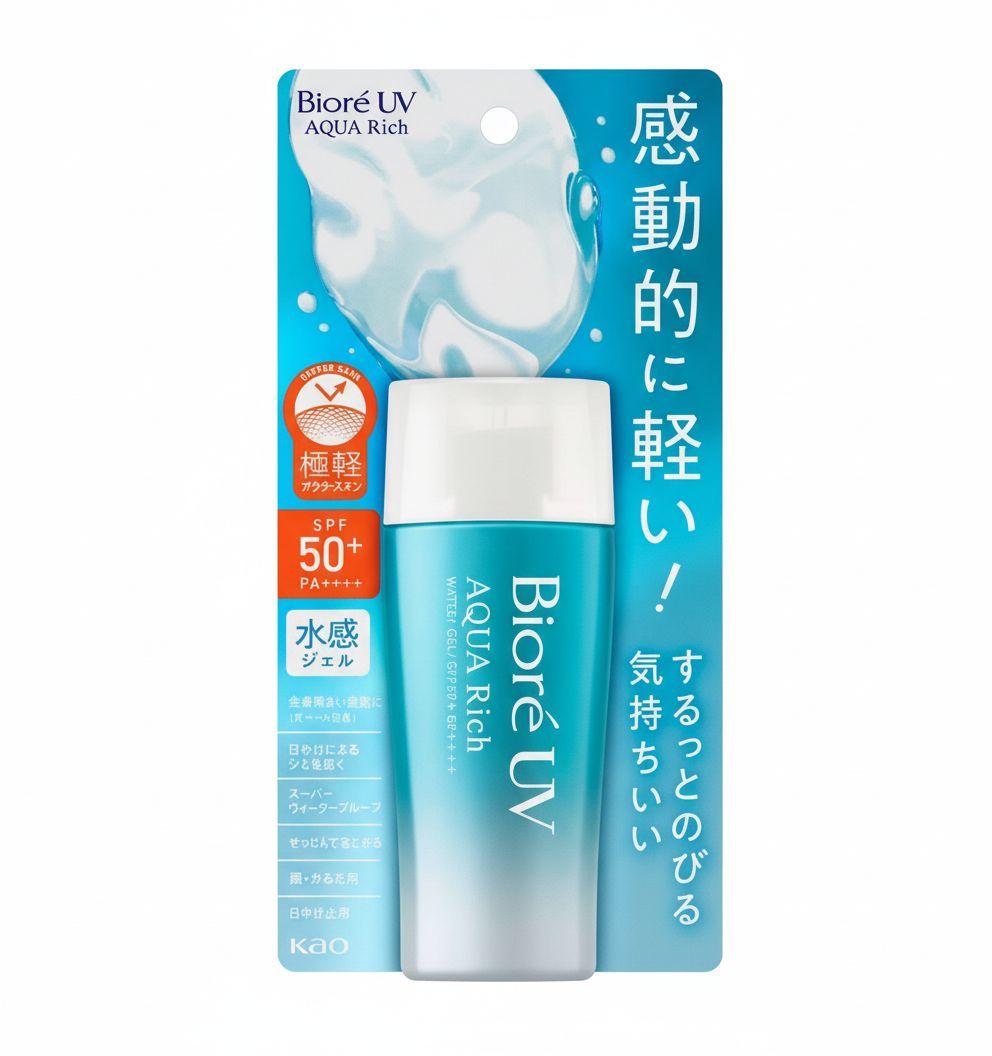 Bioré UV Aqua Rich Watery Gel Sunscreen SPF50+ PA++++