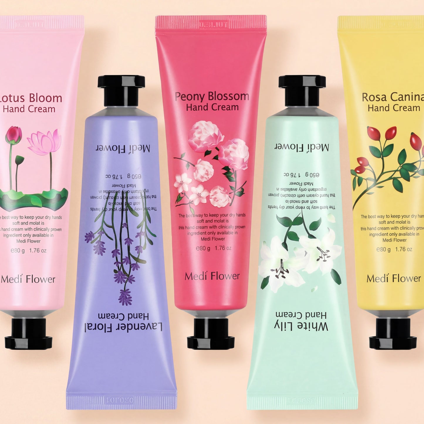 MediFlower - The Secret Garden of Five Hand Cream Set