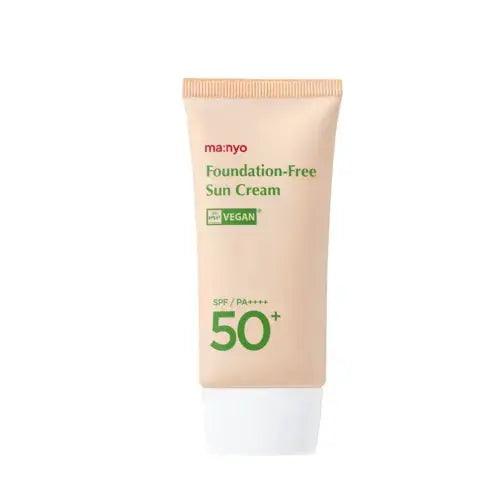 MA:NYO Foundation Free Sun Cream SPF50+ PA++++ 50ml - Wild Life Millions