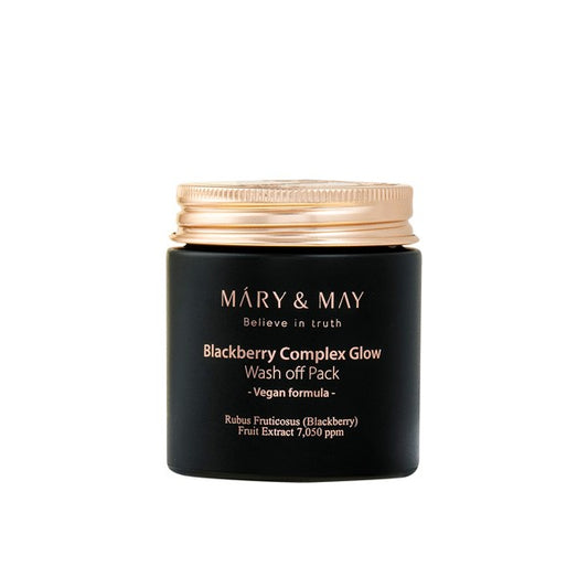 MARY & MAY Blackberry Complex Glow Wash off Pack 125g