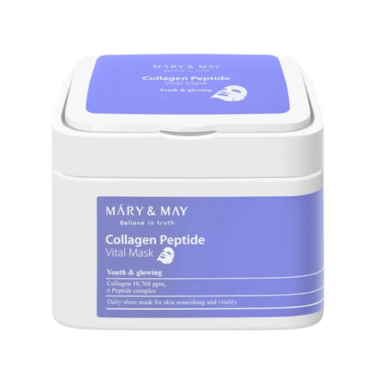 MARY & MAY Collagen Peptide Vital Mask 30pcs
