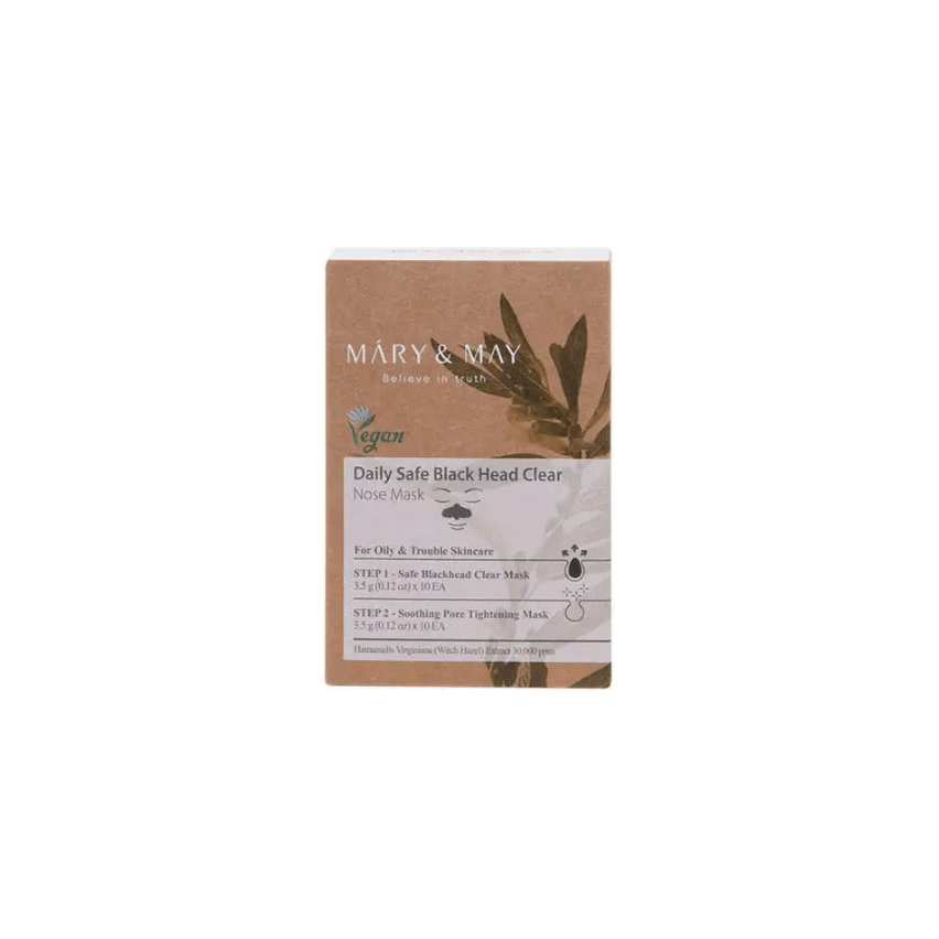 Mary&May - Daily Safe Black Head Clear Nose Pack Set - Wild Life Millions