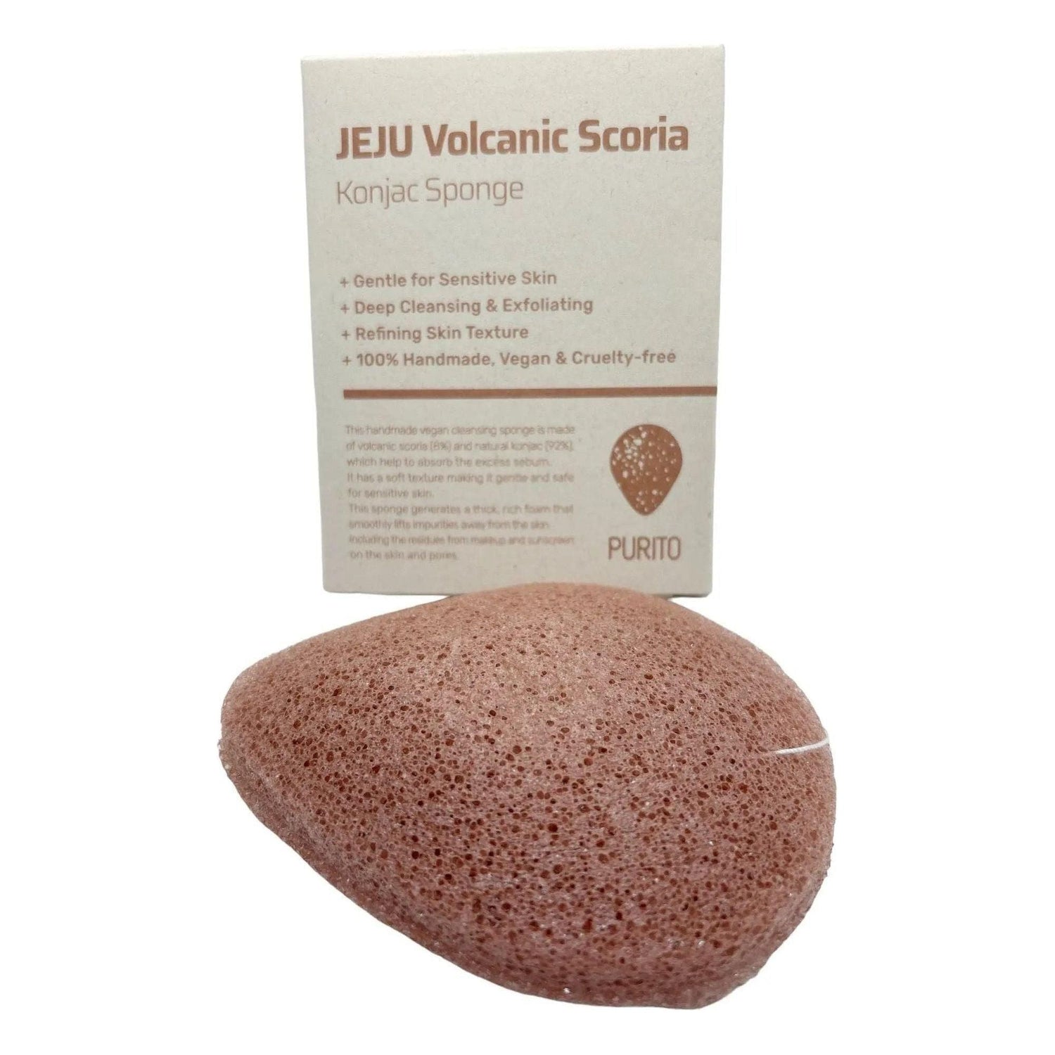 Purito SEOUL - Jeju Volcanic Scoria Konjac Sponge - Wild Life Millions