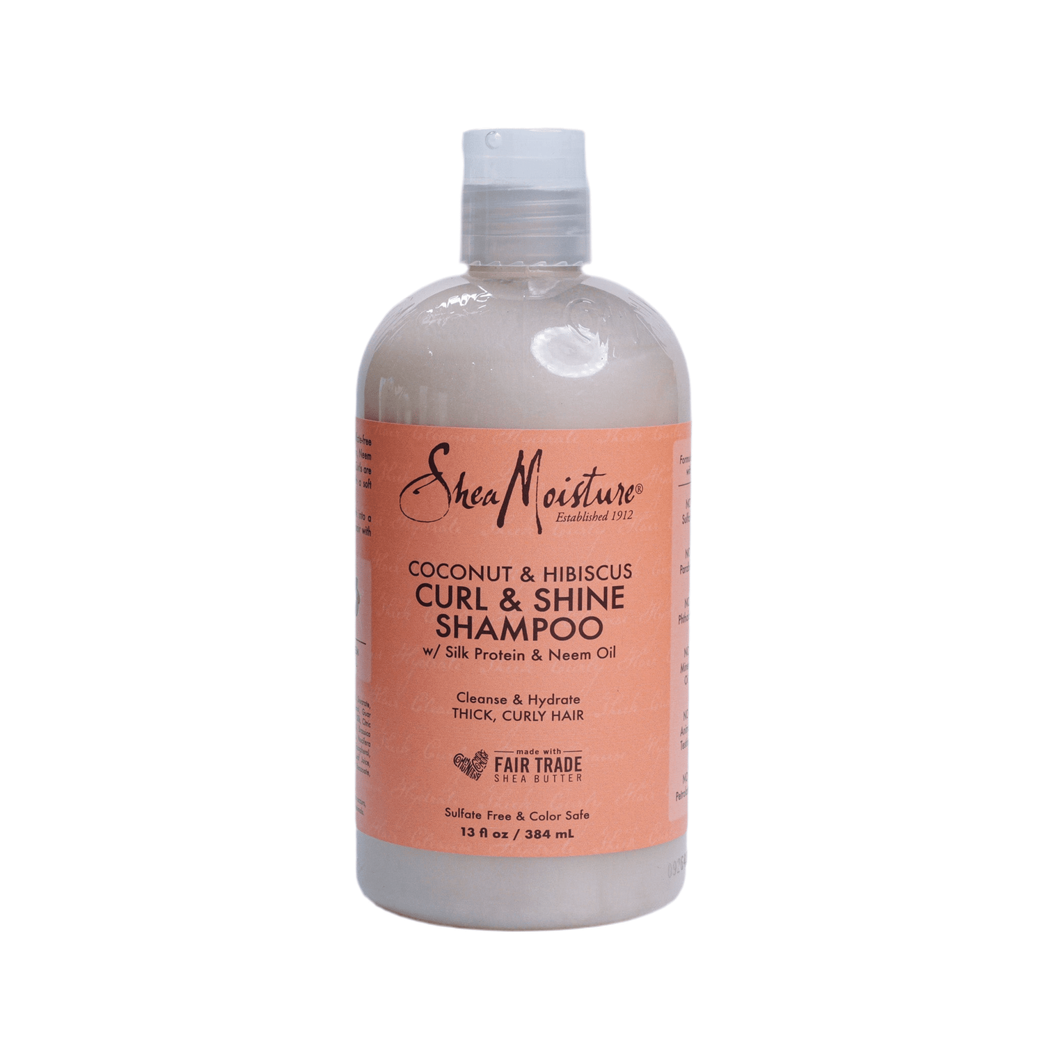 SHEA MOISTURE Coconut & Hibiscus Curl & Shine Shampoo 384ml - Wild Life Millions