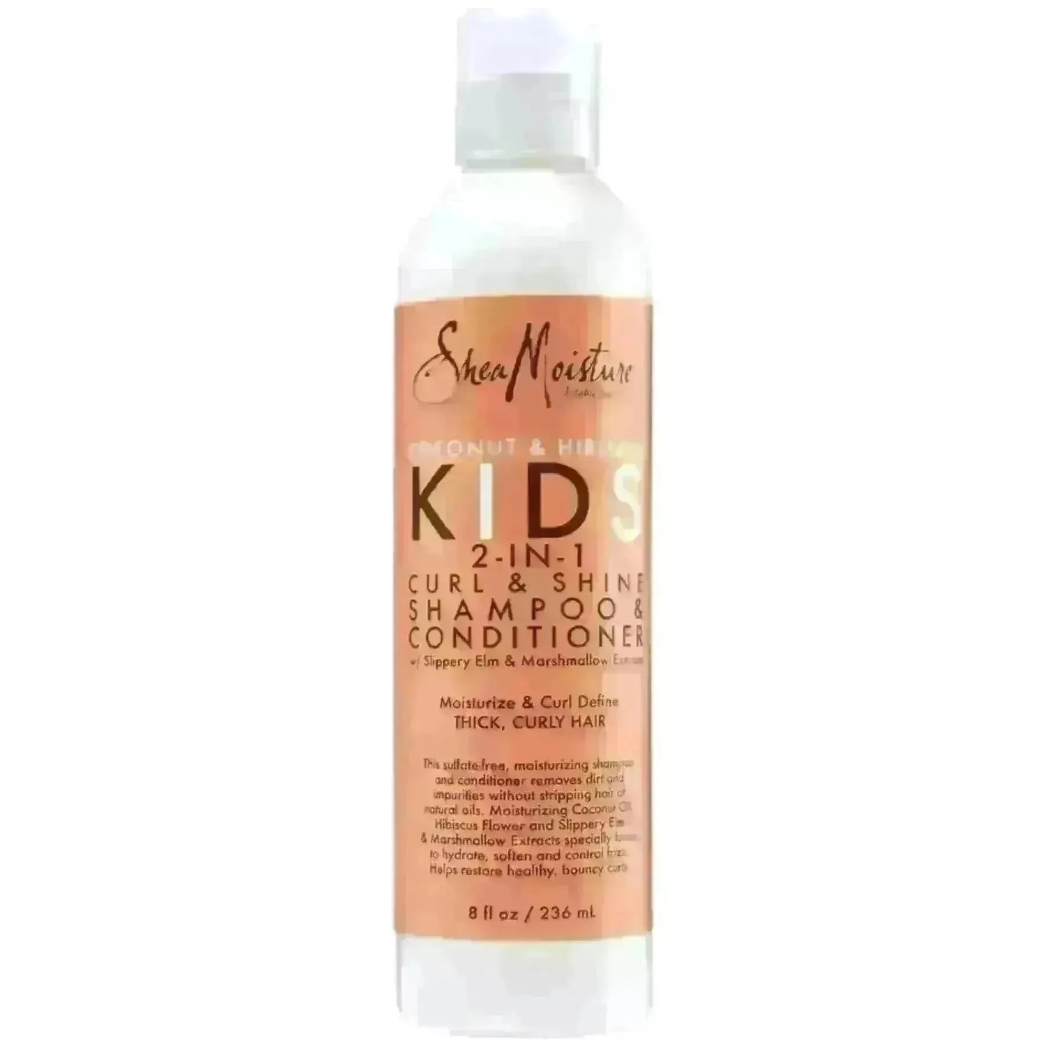 SHEA MOISTURE Coconut & Hibiscus Kids 2 - In - 1 Curl & Shine Shampoo & Conditioner 236ml - Wild Life Millions