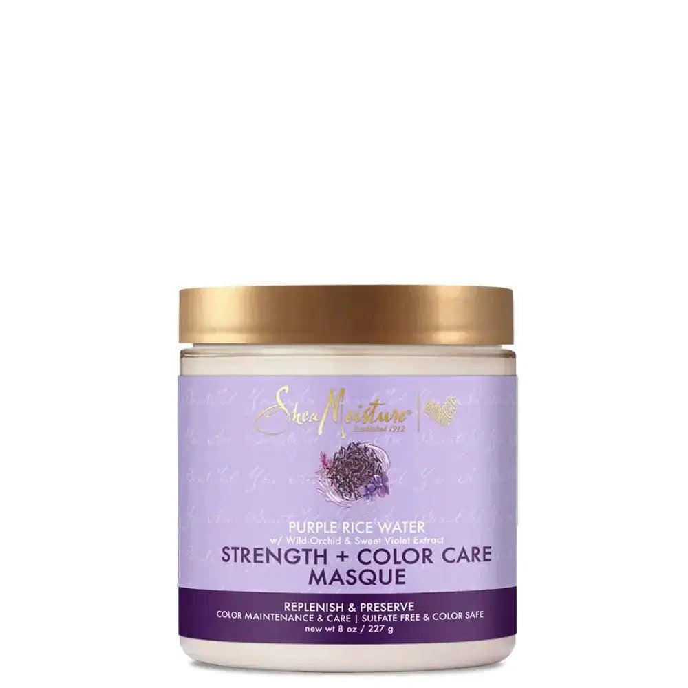 SHEA MOISTURE Purple Rice Water Strength & Colour Care Masque 227g - Wild Life Millions