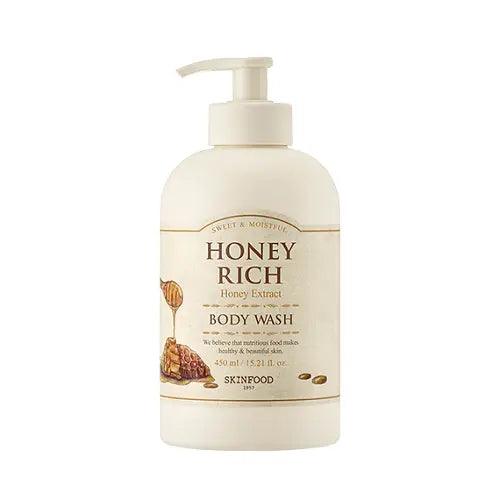 SKINFOOD Honey Rich Body Wash 450ml - Wild Life Millions