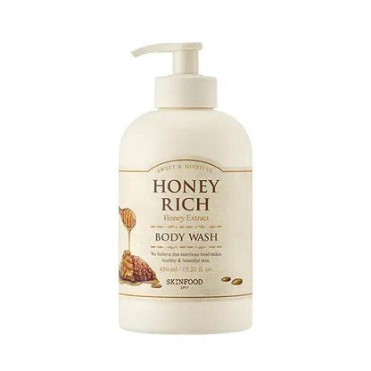 SKINFOOD Honey Rich Body Wash 450ml - Wild Life Millions