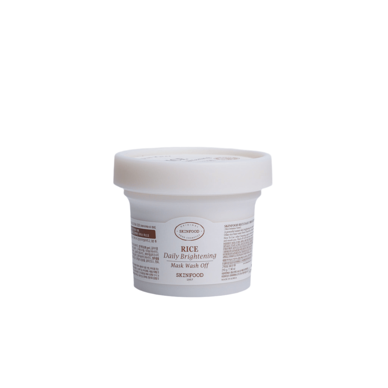 SKINFOOD Rice Daily Brightening Mask Wash Off 210g - Wild Life Millions